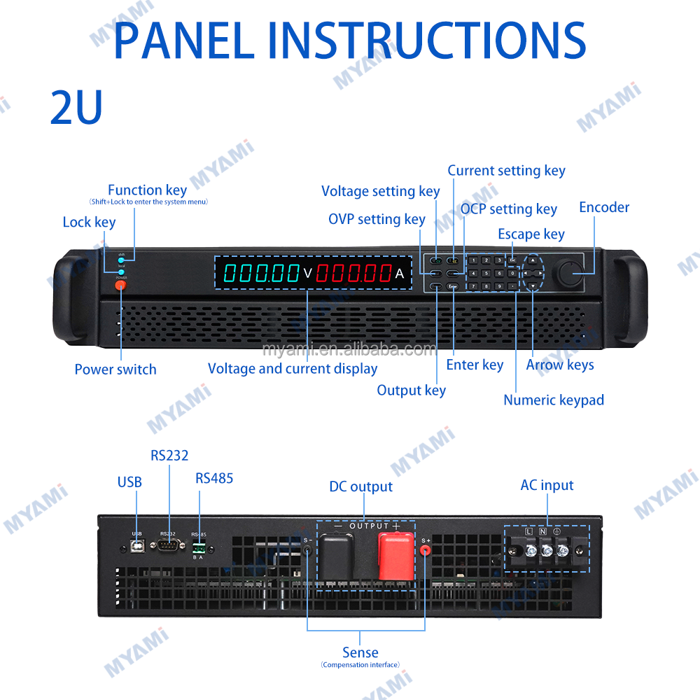 แหล่งจ่ายไฟฟ้ากระแสตรงแบบตั้งโ - Adjustable High Power Dc Lab Power Supply 1500W บทวิจารณ์และราคา