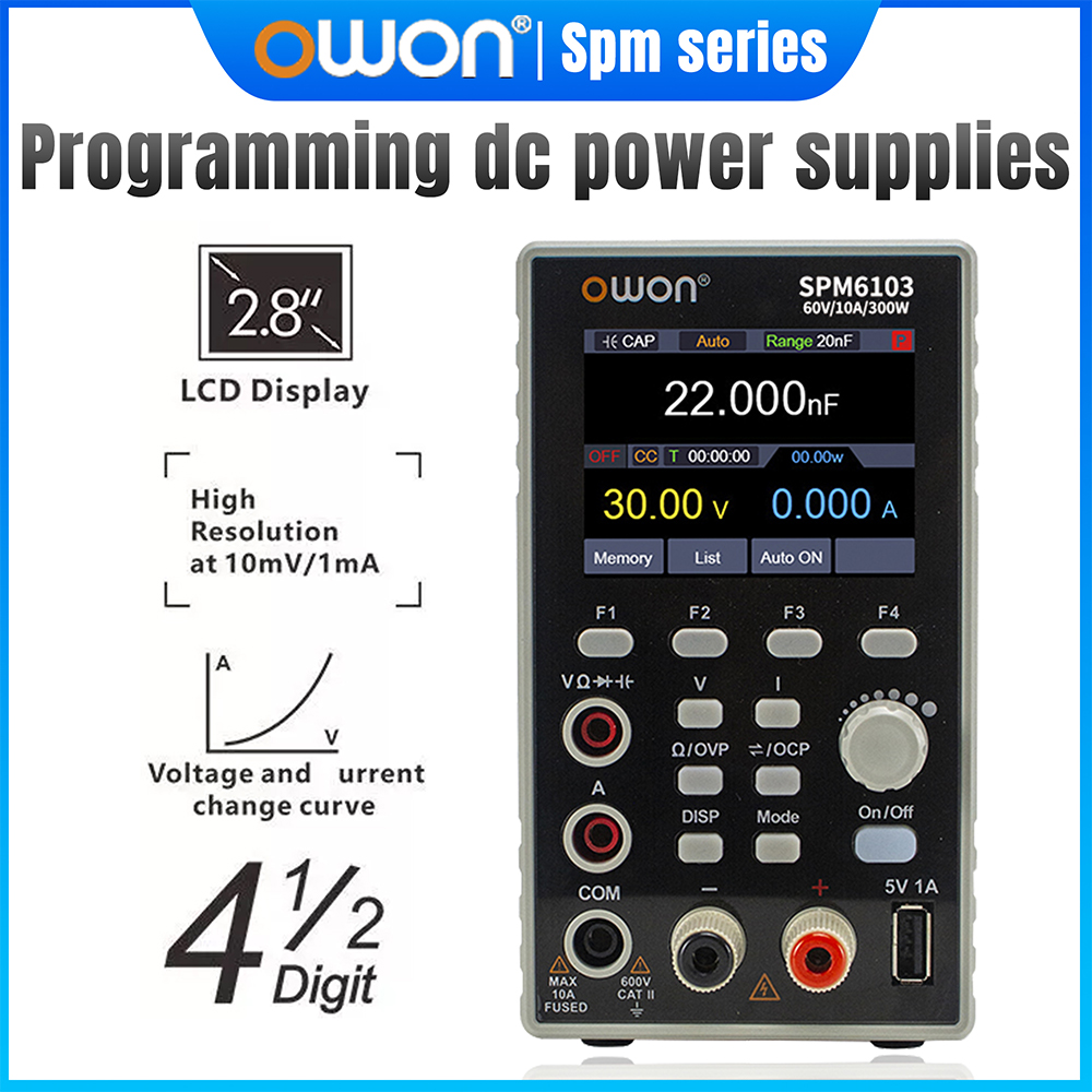 OWON SPM6103 เครื่องจ่ายไฟ DC  - Programmable Dc Power Supply 60V 10A บทวิจารณ์และราคา
