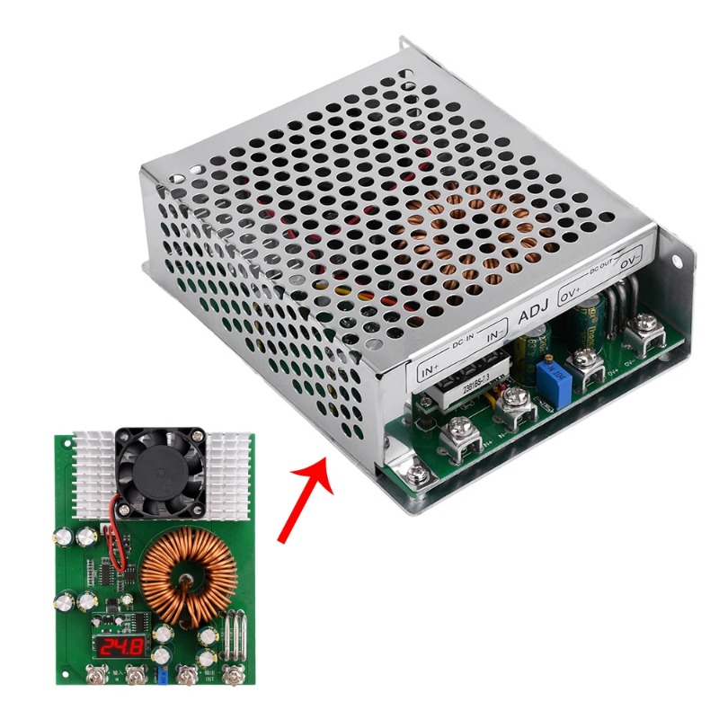 1000W 50A DC-DC บัคคอนเวอร์เตอ - Step Down Dc Power Supply Module 1000W บทวิจารณ์และราคา